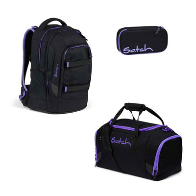 Se Satch Pack Skoletaske 30L Purple Phantom 3 dele 30L ✔ Kæmpe udvalg i  Satch ✔ Hurtig levering: 1 - 2 Hverdage samt billig fragt - Varenummer: JUCO-00186-40162-10_bundle og barcode / Ean:  på lager - Udsalg på Skoletaske Spar op til 51% - Over 1334 design mærker på udsalg