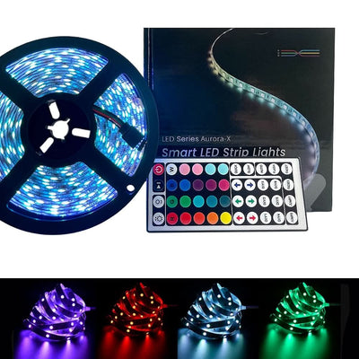 Se LED Strip lyskæde 10 meter m/Bluetooth, musiksensor og fjernbetjening ✔ Kæmpe udvalg i  Satana ✔ Hurtig levering: 1 - 2 Hverdage samt billig fragt - Varenummer: STAA-1183399 og barcode / Ean:  på lager - Udsalg på BELYSNING > Julegaver elektronik & gadgets > LED Lys > Lyskæder Spar op til 65% - Over 1300 kendte brands på udsalg