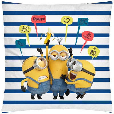 Se Minions pyntepude - 40x40 cm - Pyntepude til børneværelset ❤ Kæmpe udvalg i Licens ❤ Hurtig levering: 1 - 2 Hverdage samt billig fragt - Varenummer: THX-9762 og barcode / Ean: '5706323356385 på lager - Udsalg på Indretning - Tekstiler - Pyntepuder Spar op til 53% - Over 1324 kendte brands på udsalg