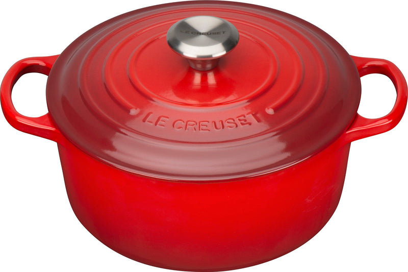 Se Le Creuset Rund Støbejernsgryde 4,2L Cerise Str 24 cm - Støbejernsgryder ❤ Stort online udvalg i Le Creuset ❤ Meget billig fragt og hurtig levering: 1 - 2 hverdage - Varenummer: MGS-S10626736 og barcode / Ean: 024147259770 på lager - Udsalg på Bolig - Køkkenudstyr - Gryder & pander - Støbejernsgryder Spar op til 55% - Over 1324 kendte brands på udsalg