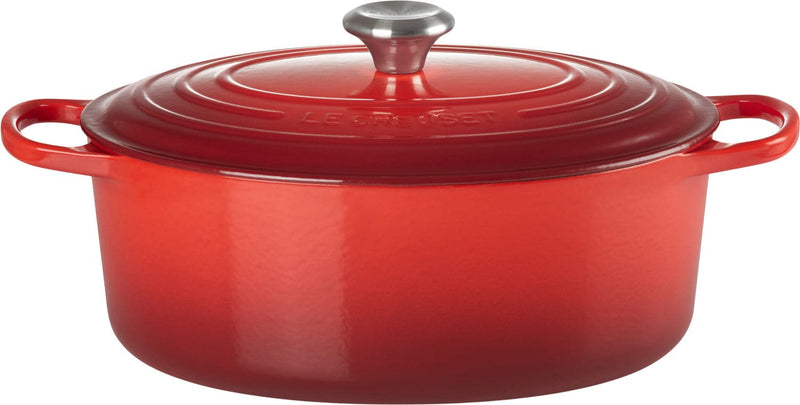 Se Le Creuset Oval Støbejernsgryde 6,3L Cerise Str 31 cm - Støbejernsgryder ❤ Stort online udvalg i Le Creuset ❤ Meget billig fragt og hurtig levering: 1 - 2 hverdage - Varenummer: MGS-S10626735 og barcode / Ean: 024147263166 på lager - Udsalg på Bolig - Køkkenudstyr - Gryder & pander - Støbejernsgryder Spar op til 52% - Over 1324 kendte brands på udsalg