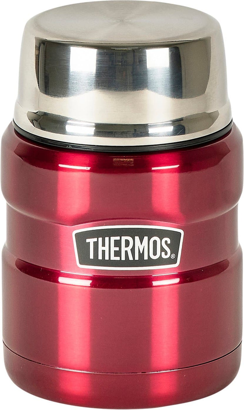 Se Thermos Madtermoflaske Stainless King 470 ml Mørk rød Str L:9.5cm B:9.5cm H:14.2cm - Madkasser Stål ❤ Stort online udvalg i Thermos ❤ Meget billig fragt og hurtig levering: 1 - 2 hverdage - Varenummer: MGS-S12752007 og barcode / Ean: 5010576926074 på lager - Udsalg på Bolig - Køkkenudstyr - Opbevaring - Madkasser Spar op til 55% - Over 785 kendte brands på udsalg