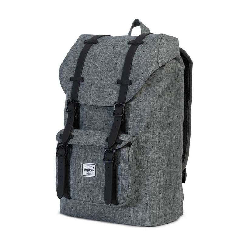 Se Herschel Little America Rygsæk Scattered Raven Crosshatch Black Rubber 17L 17L ✔ Kæmpe udvalg i  Herschel ✔ Hurtig levering: 1 - 2 Hverdage samt billig fragt - Varenummer: JUCO-10020-01160 og barcode / Ean: &