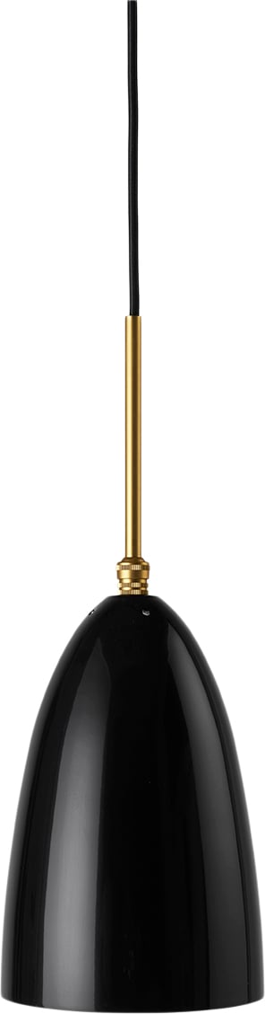 Se Gubi Grshoppa Pendant Base: Brass, Shade: Black Glossy Str 1947 - Pendler ❤ Stort online udvalg i Gubi ❤ Meget billig fragt og hurtig levering: 1 - 2 hverdage - Varenummer: MGS-S11886196 og barcode / Ean: 5715015665728 på lager - Udsalg på Bolig - Lamper - Pendler Spar op til 65% - Over 1334 design mærker på udsalg