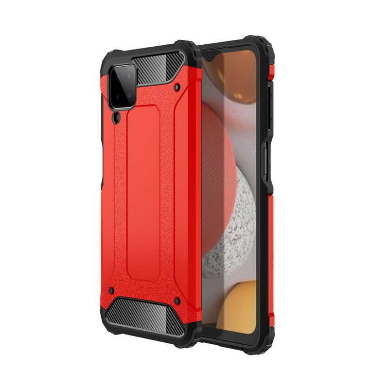 Samsung Galaxy A12 - Armor Guard Hybrid cover - Rød