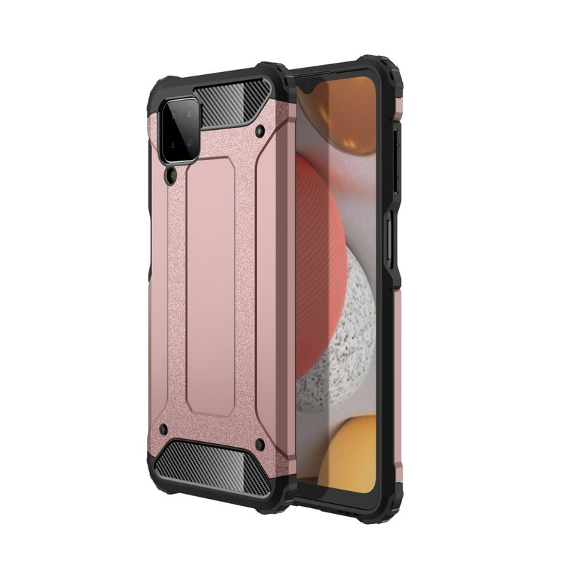 Samsung Galaxy A12 - Armor Guard Hybrid cover - Rosa guld