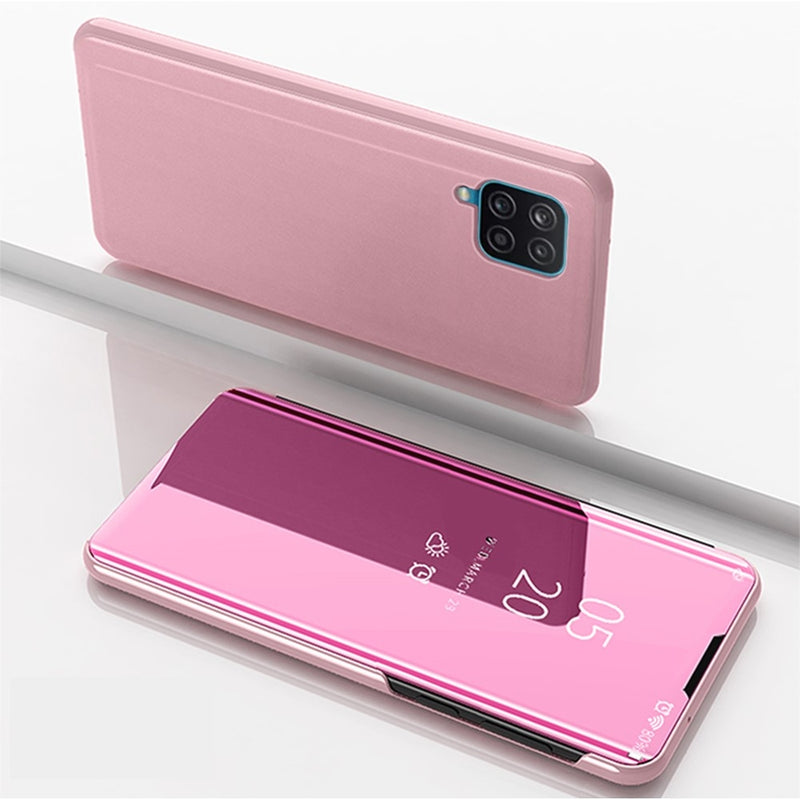 Samsung Galaxy A12 - View Window Mirror cover - Rosa guld