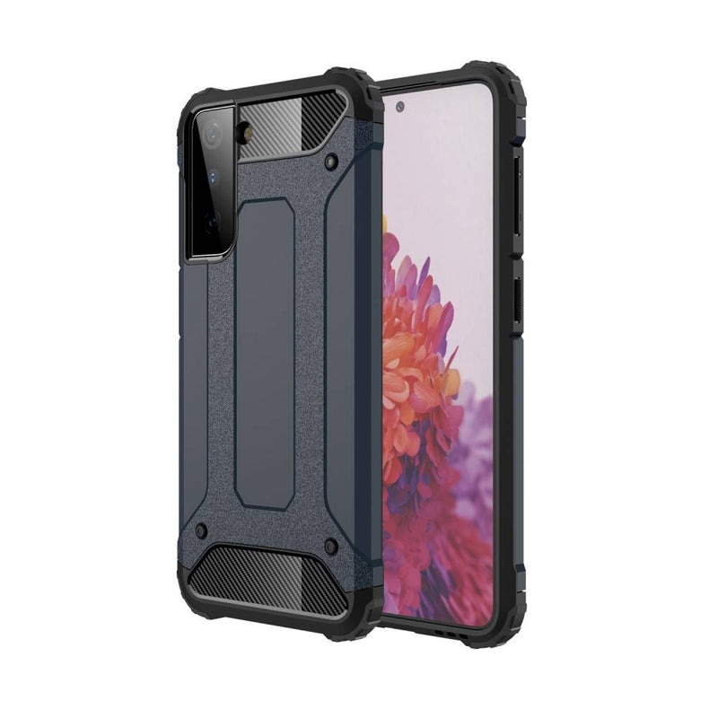 Samsung Galaxy S21 Plus 5G - Armor Guard Hybrid cover - Marineblå