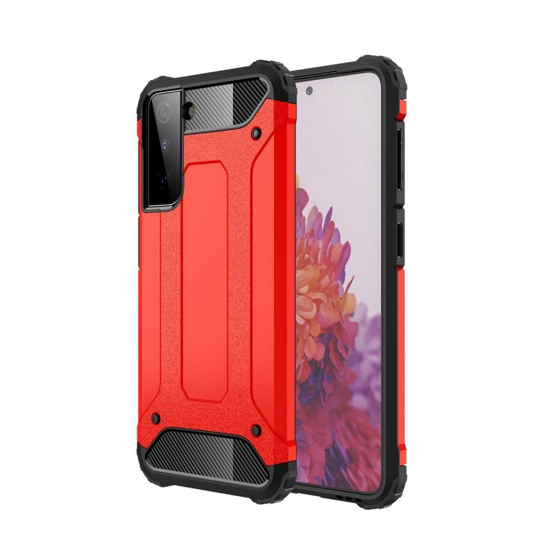 Samsung Galaxy S21 5G - Armor Guard Hybrid cover - Rød