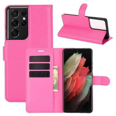 Se Samsung Galaxy S21 Ultra 5G - Læder cover / pung - Rosa ✔ Kæmpe udvalg i Capida ✔ Meget billig fragt og hurtig levering: 1 - 2 hverdage - Varenummer: CPD-V33101233430E og barcode / Ean: på lager - Udsalg på Mobil tilbehør Spar op til 54% - Over 1354 kendte brands på udsalg