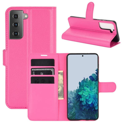 Se Samsung Galaxy S21 Plus 5G - Læder cover / pung - Rosa ✔ Kæmpe udvalg i Capida ✔ Meget billig fragt og hurtig levering: 1 - 2 hverdage - Varenummer: CPD-V33101233431D og barcode / Ean: på lager - Udsalg på Mobil tilbehør Spar op til 64% - Over 1354 kendte brands på udsalg