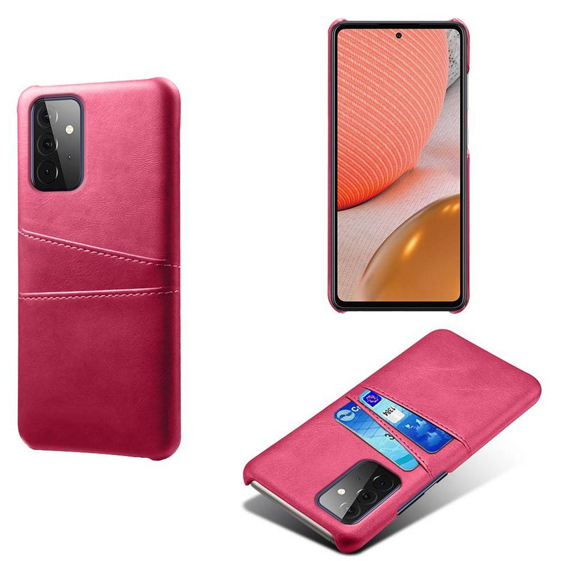 Samsung Galaxy A72 - KSQ Hard cover med kortholdere - Rosa