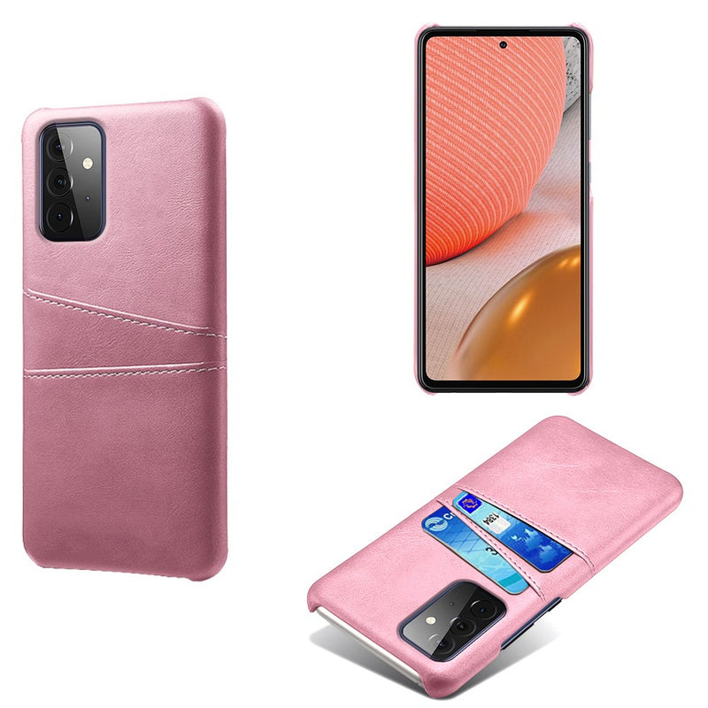 Samsung Galaxy A72 - KSQ Hard cover med kortholdere - Rosa guld