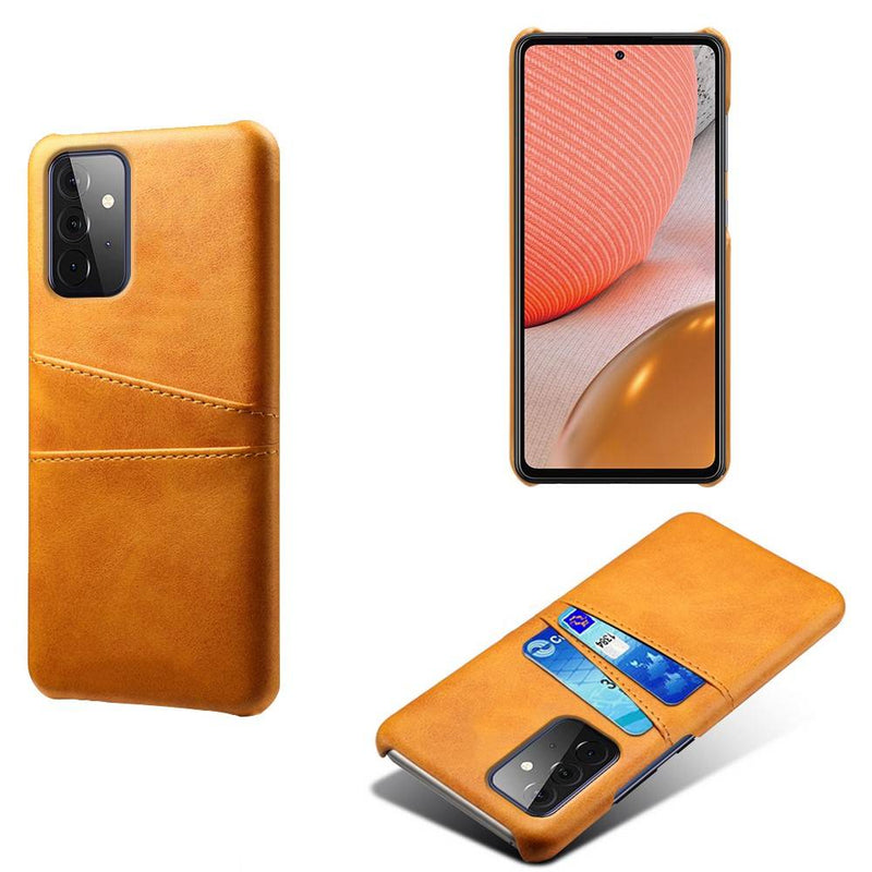 Samsung Galaxy A72 - KSQ Hard cover med kortholdere - Orange