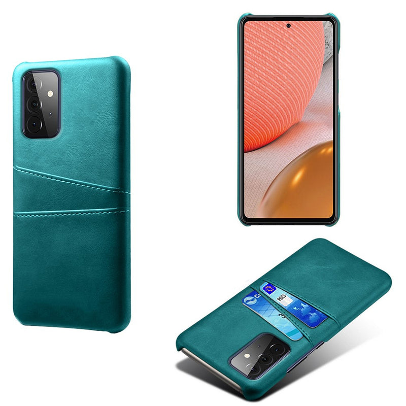 Samsung Galaxy A72 - KSQ Hard cover med kortholdere - Grøn