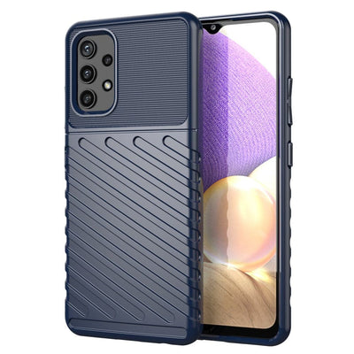 Se Samsung Galaxy A32 4G - Thunder Series gummi cover - Blå ✔ Kæmpe udvalg i Capida ✔ Meget billig fragt og hurtig levering: 1 - 2 hverdage - Varenummer: CPD-V33101235467B og barcode / Ean: på lager - Udsalg på Mobil tilbehør Spar op til 62% - Over 1354 kendte brands på udsalg