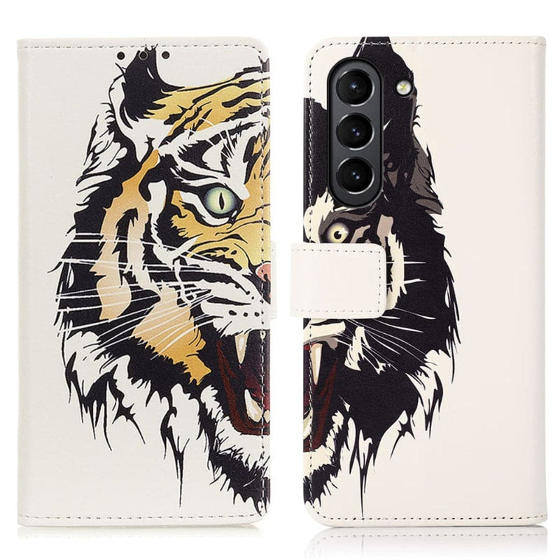 Se Samsung Galaxy S21 FE 5G - Læder cover / pung - Printet design - Tiger ✔ Kæmpe udvalg i Capida ✔ Meget billig fragt og hurtig levering: 1 - 2 hverdage - Varenummer: CPD-V33101235593I og barcode / Ean: på lager - Udsalg på Mobil tilbehør Spar op til 52% - Over 1354 kendte brands på udsalg