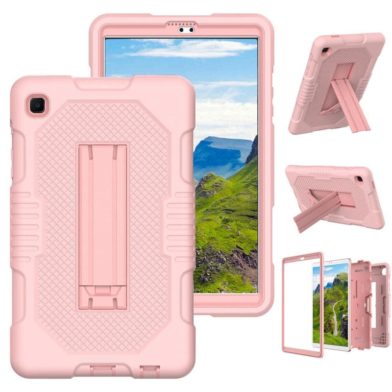 Se Samsung Galaxy Tab A7 Lite 8.7 - Shockproof Hybrid cover med Kickstand - Rosa guld ✔ Kæmpe udvalg i Capida ✔ Meget billig fragt og hurtig levering: 1 - 2 hverdage - Varenummer: CPD-V33101236836D og barcode / Ean: på lager - Udsalg på Tablets tilbehør Spar op til 67% - Over 1354 kendte brands på udsalg