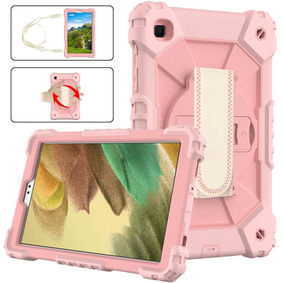 Se Samsung Galaxy Tab A7 Lite 8.7 - Shockproof cover med Kickstand - Rosa guld ✔ Kæmpe udvalg i Capida ✔ Meget billig fragt og hurtig levering: 1 - 2 hverdage - Varenummer: CPD-V33101236838E og barcode / Ean: på lager - Udsalg på Tablets tilbehør Spar op til 63% - Over 1354 kendte brands på udsalg