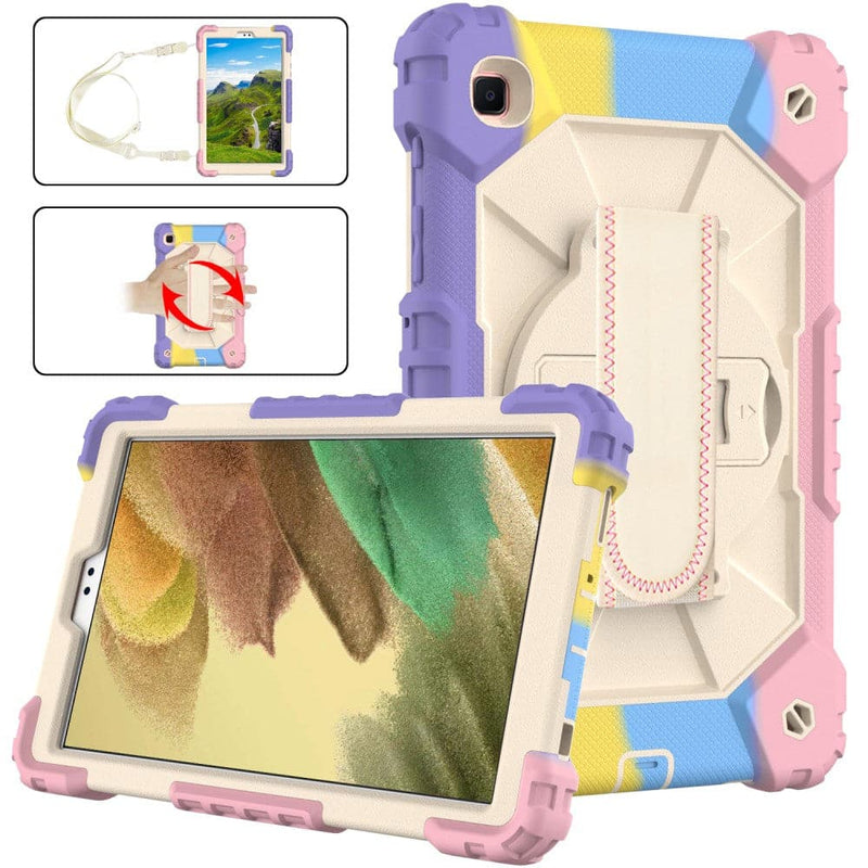 Se Samsung Galaxy Tab A7 Lite 8.7 - Shockproof cover med Kickstand - Multifarvet/pink ✔ Kæmpe udvalg i Capida ✔ Meget billig fragt og hurtig levering: 1 - 2 hverdage - Varenummer: CPD-V33101236838J og barcode / Ean: på lager - Udsalg på Tablets tilbehør Spar op til 61% - Over 1354 kendte brands på udsalg