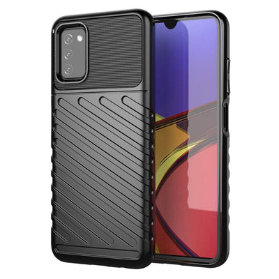 Se Samsung Galaxy A03s - Thunder Series gummi cover - Sort ✔ Kæmpe udvalg i Capida ✔ Meget billig fragt og hurtig levering: 1 - 2 hverdage - Varenummer: CPD-V33101236973A og barcode / Ean: på lager - Udsalg på Mobil tilbehør Spar op til 66% - Over 1354 kendte mærker på udsalg