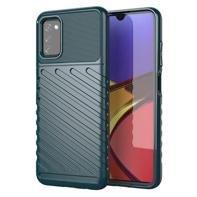 Se Samsung Galaxy A03s - Thunder Series gummi cover - Grøn ✔ Kæmpe udvalg i Capida ✔ Meget billig fragt og hurtig levering: 1 - 2 hverdage - Varenummer: CPD-V33101236973B og barcode / Ean: på lager - Udsalg på Mobil tilbehør Spar op til 65% - Over 1354 kendte mærker på udsalg