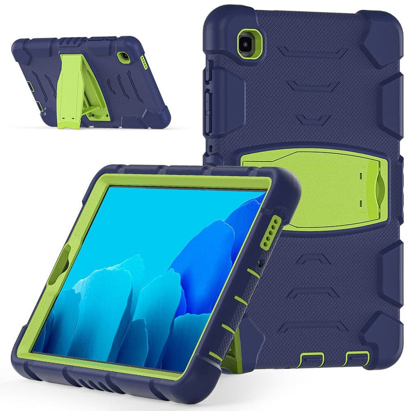 Se Samsung Galaxy Tab A7 Lite 8.7 - Shockproof Hybrid cover m/Kickstand - Marineblå/Lime ✔ Kæmpe udvalg i Capida ✔ Meget billig fragt og hurtig levering: 1 - 2 hverdage - Varenummer: CPD-V33101237765C og barcode / Ean: på lager - Udsalg på Tablets tilbehør Spar op til 61% - Over 1324 kendte brands på udsalg