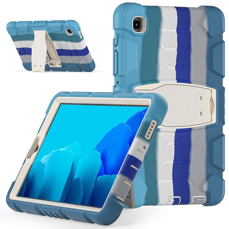 Se Samsung Galaxy Tab A7 Lite 8.7 - Shockproof Hybrid cover m/Kickstand - Multifarvet/blå ✔ Kæmpe udvalg i Capida ✔ Meget billig fragt og hurtig levering: 1 - 2 hverdage - Varenummer: CPD-V33101237765K og barcode / Ean: på lager - Udsalg på Tablets tilbehør Spar op til 52% - Over 1324 kendte brands på udsalg