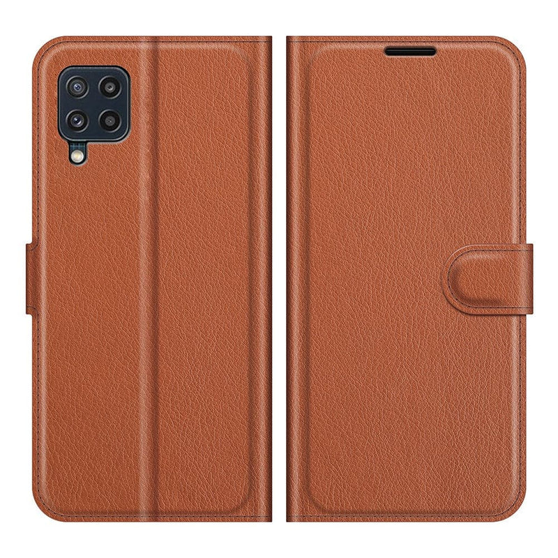 Se Samsung Galaxy M32 4G - Læder cover / pung - Brun ✔ Kæmpe udvalg i Capida ✔ Meget billig fragt og hurtig levering: 1 - 2 hverdage - Varenummer: CPD-V33101237813I og barcode / Ean: på lager - Udsalg på Mobil tilbehør Spar op til 58% - Over 1324 kendte brands på udsalg