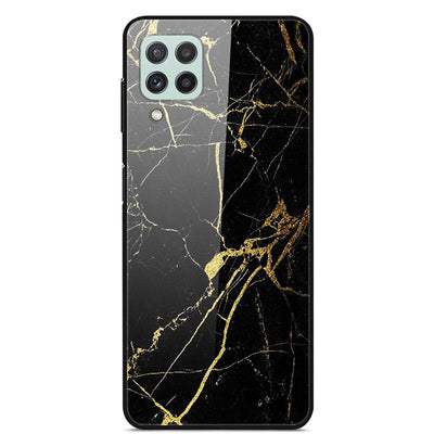 Se Samsung Galaxy A22 4G - Hybrid cover m/ Bagside af hærdet glas - Sort/guld ✔ Kæmpe udvalg i Capida ✔ Meget billig fragt og hurtig levering: 1 - 2 hverdage - Varenummer: CPD-V33101238241A og barcode / Ean: på lager - Udsalg på Mobil tilbehør Spar op til 54% - Over 1324 kendte brands på udsalg