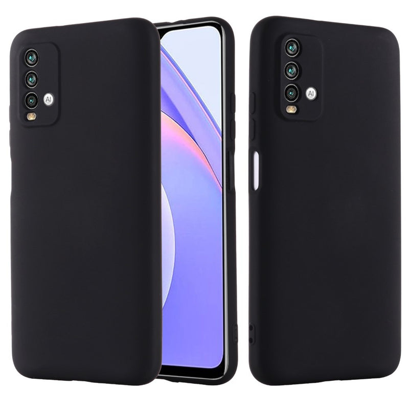 Xiaomi Redmi 9T - Azmaro Tyndt Silikone cover - Sort