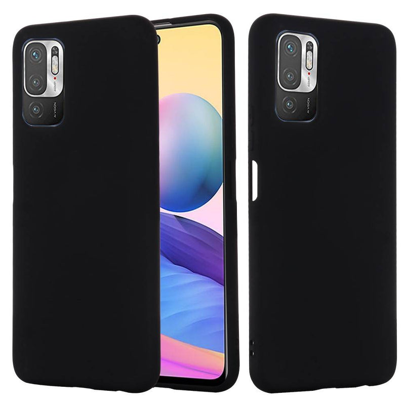 Xiaomi Poco M3 Pro 5G/Redmi Note 10 5G/10T 5G - Azmaro Tyndt Silikone cover - Sort