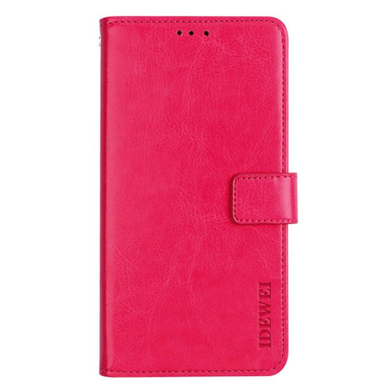 Xiaomi 12/12X - IDEWEI læder cover / pung - Rosa