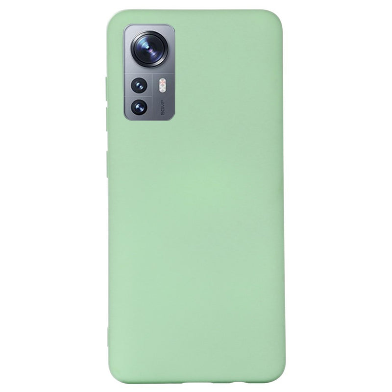 Xiaomi 12/12X - Azmaro Tyndt Silikone cover - Grøn