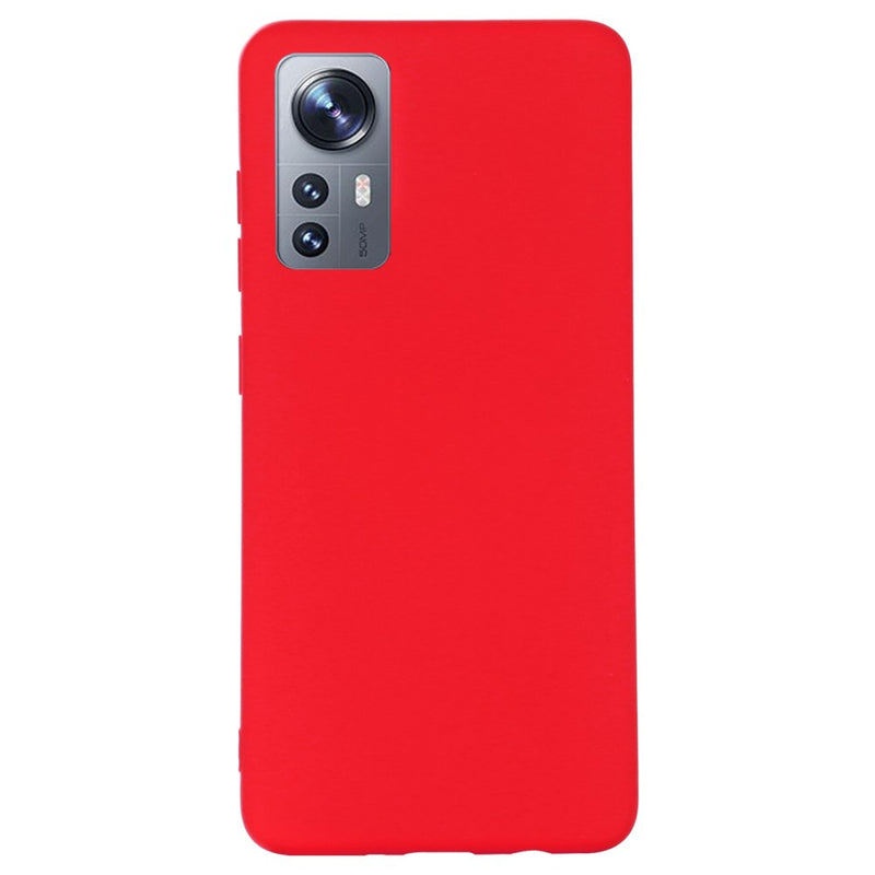 Xiaomi 12/12X - Azmaro Tyndt Silikone cover - Rød