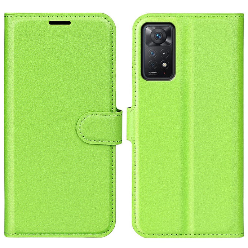 Se Xiaomi Redmi Note 11 Pro 4G / Redmi Note 11 Pro 5G - Læder cover / pung - Grøn ❤ Stort online udvalg i KopK ❤ Hurtig levering: 1 - 2 Hverdage samt billig fragt - Varenummer: CPD-V33101914640F og barcode / Ean: på lager - Udsalg på Mobil tilbehør Spar op til 56% - Over 424 kendte brands på udsalg