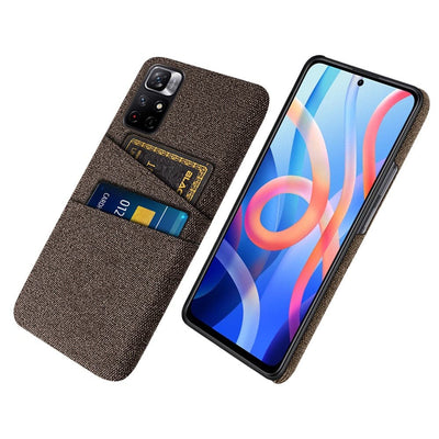 Se Xiaomi Redmi Note 11T 5G/Redmi Note 11S 5G - Hard cover i tesktil med kortholdere - Brun ❤ Stort online udvalg i Capida ❤ Hurtig levering: 1 - 2 Hverdage samt billig fragt - Varenummer: CPD-V33101914761F og barcode / Ean: på lager - Udsalg på Mobil tilbehør Spar op til 65% - Over 434 design mærker på udsalg