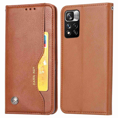 Se Xiaomi Redmi Note 11 Pro 4G/Note 11 Pro 5G - Læder cover / pung - Udvendig kortholder - Brun ❤ Stort online udvalg i KopK ❤ Hurtig levering: 1 - 2 Hverdage samt billig fragt - Varenummer: CPD-V33101916231A og barcode / Ean: på lager - Udsalg på Mobil tilbehør Spar op til 51% - Over 424 kendte brands på udsalg