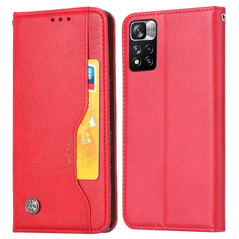 Se Xiaomi Redmi Note 11 Pro 4G/Note 11 Pro 5G - Læder cover / pung - Udvendig kortholder - Rød ❤ Stort online udvalg i KopK ❤ Hurtig levering: 1 - 2 Hverdage samt billig fragt - Varenummer: CPD-V33101916231B og barcode / Ean: på lager - Udsalg på Mobil tilbehør Spar op til 67% - Over 424 kendte brands på udsalg