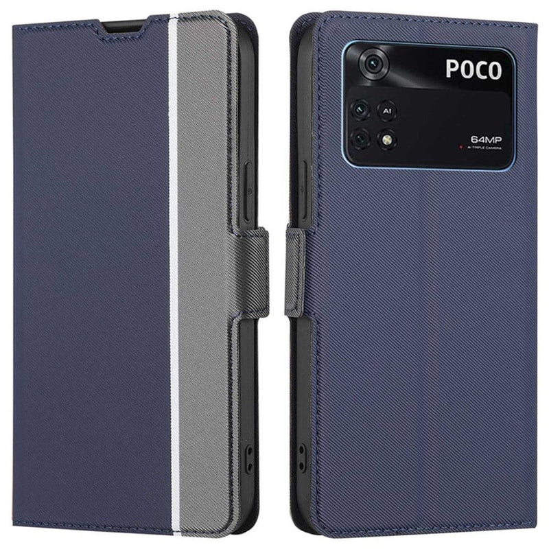 Se Xiaomi Poco M4 Pro 4G - Slim læder cover / pung - Blå ❤ Stort online udvalg i Capida ❤ Hurtig levering: 1 - 2 Hverdage samt billig fragt - Varenummer: CPD-V33101916411B og barcode / Ean: på lager - Udsalg på Mobil tilbehør Spar op til 65% - Over 434 design mærker på udsalg