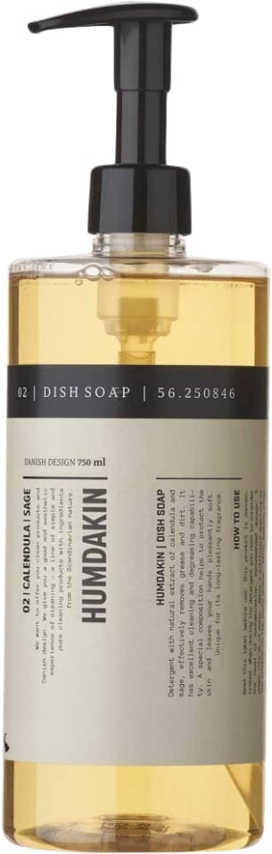 Se Humdakin 02 Dish Soap Calendula & Salvia Str 750 ML - Rengøringsmidler ❤ Stort online udvalg i Humdakin ❤ Meget billig fragt og hurtig levering: 1 - 2 hverdage - Varenummer: MGS-S11108462 og barcode / Ean: 5713391014529 på lager - Udsalg på Bolig - Badeværelsestilbehør - Rengøringsmidler Spar op til 53% - Over 785 kendte brands på udsalg