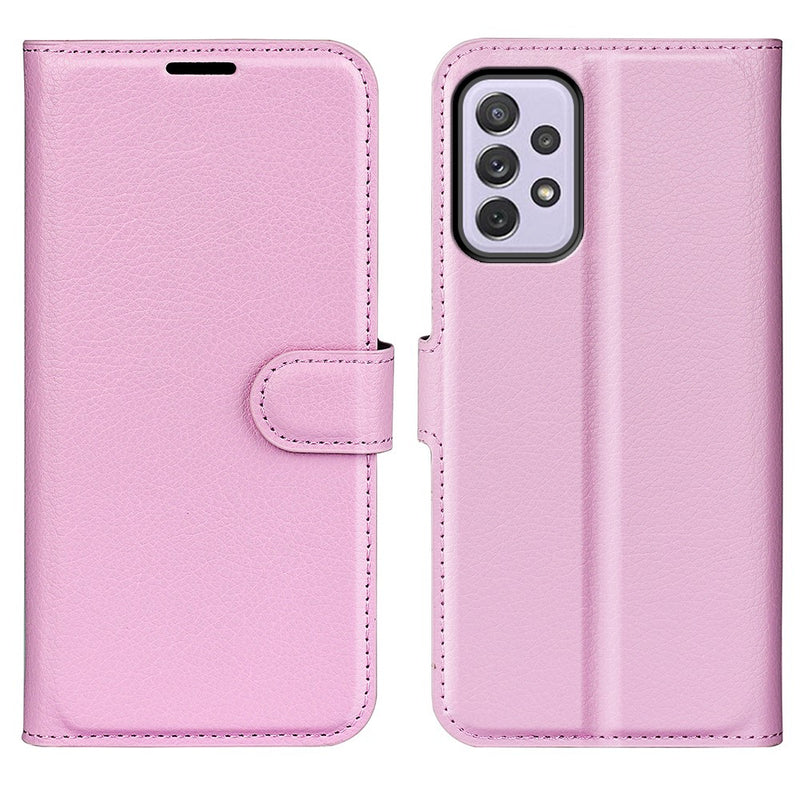 Samsung Galaxy A73 5G - Læder cover / pung - Pink