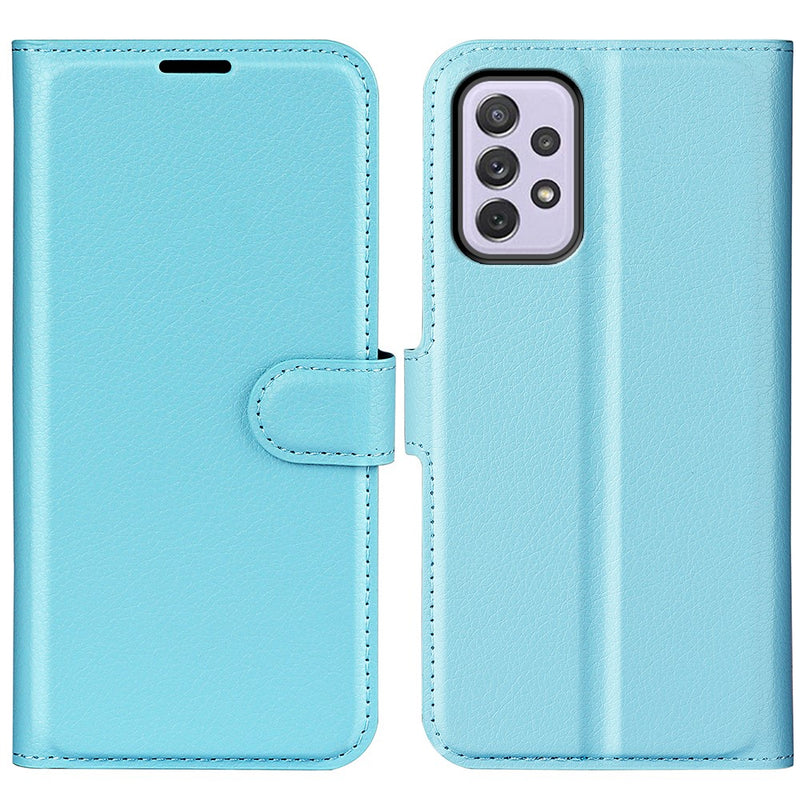 Samsung Galaxy A73 5G - Læder cover / pung - Blå