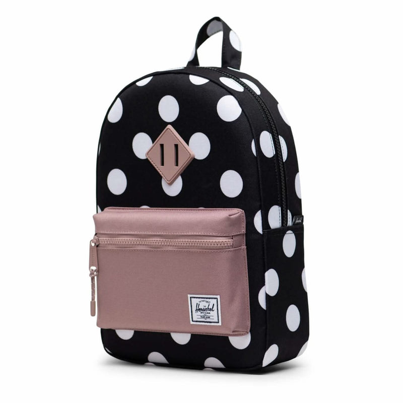 Se Herschel Heritage Rygsæk Youth Polka Dot Black And White/Ash Rose 9L One size ✔ Kæmpe udvalg i  Herschel ✔ Hurtig levering: 1 - 2 Hverdage samt billig fragt - Varenummer: JUCO-10313-04505 og barcode / Ean: &