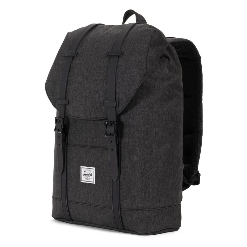 Se Herschel Retreat Rygsæk 14L Sort Crosshatch Sort Rubber 14L ✔ Kæmpe udvalg i  Herschel ✔ Hurtig levering: 1 - 2 Hverdage samt billig fragt - Varenummer: JUCO-10329-02093 og barcode / Ean: &