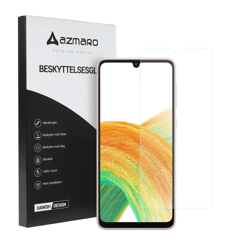 Se Samsung Galaxy A33 5G - Azmaro Ultra clear hærdet beskyttelsesglas - Transparent ❤ Kæmpe udvalg i Capida ❤ Hurtig levering: 1 - 2 Hverdage samt billig fragt - Varenummer: CPD-V44103522311A og barcode / Ean: &