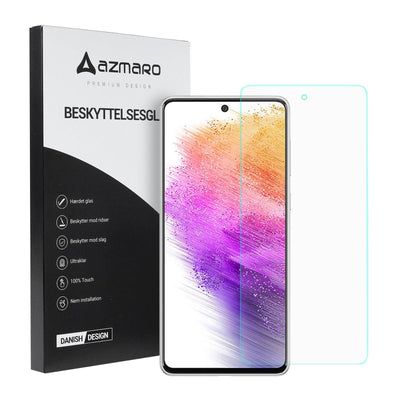 Se Samsung Galaxy A73 5G - Azmaro Ultra clear hærdet beskyttelsesglas - Transparent ❤ Kæmpe udvalg i Capida ❤ Hurtig levering: 1 - 2 Hverdage samt billig fragt - Varenummer: CPD-V44103522313A og barcode / Ean: på lager - Udsalg på Mobil tilbehør Spar op til 58% - Over 1324 kendte brands på udsalg