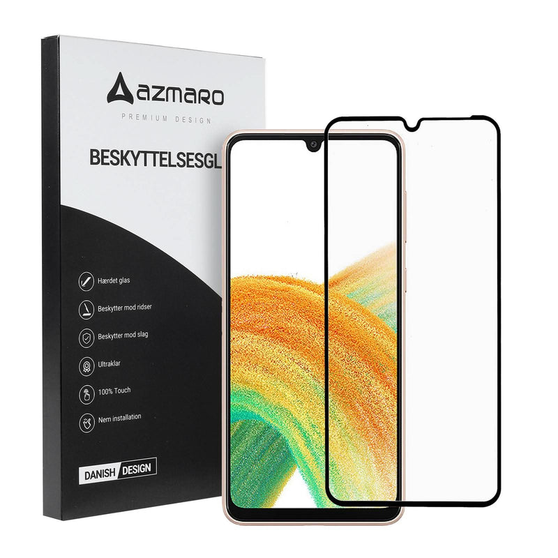 Se Samsung Galaxy A33 5G - Azmaro Premium hærdet beskyttelsesglas - Komplet dækning ❤ Kæmpe udvalg i Capida ❤ Hurtig levering: 1 - 2 Hverdage samt billig fragt - Varenummer: CPD-V44103522513A og barcode / Ean: på lager - Udsalg på Mobil tilbehør Spar op til 57% - Over 1324 kendte brands på udsalg