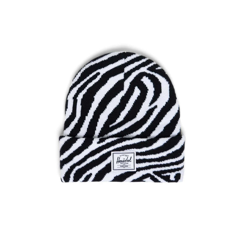 Se Herschel Beanie Elmer Zebra Print One size ✔ Kæmpe udvalg i  Herschel ✔ Hurtig levering: 1 - 2 Hverdage samt billig fragt - Varenummer: JUCO-1065-1622 og barcode / Ean: &