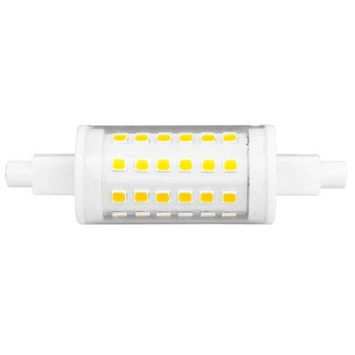 Outlet: SILI6 LED pære - 6W, 78mm, dæmpbar, 230V, R7S - Dæmpbar : Dæmpbar, Kulør : Kold